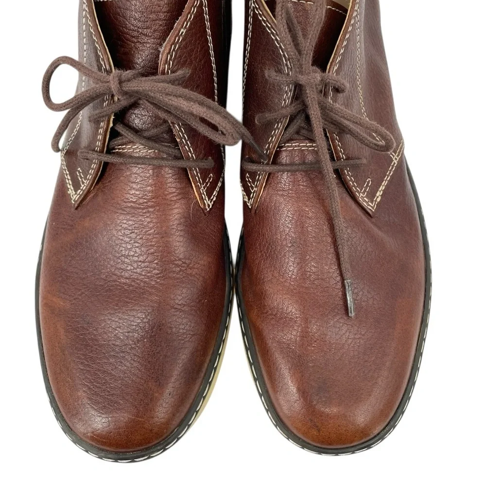 Johnston & Murphy McGuffey Chukka Leather Ankle Dress School Boots Shoes Boys 6